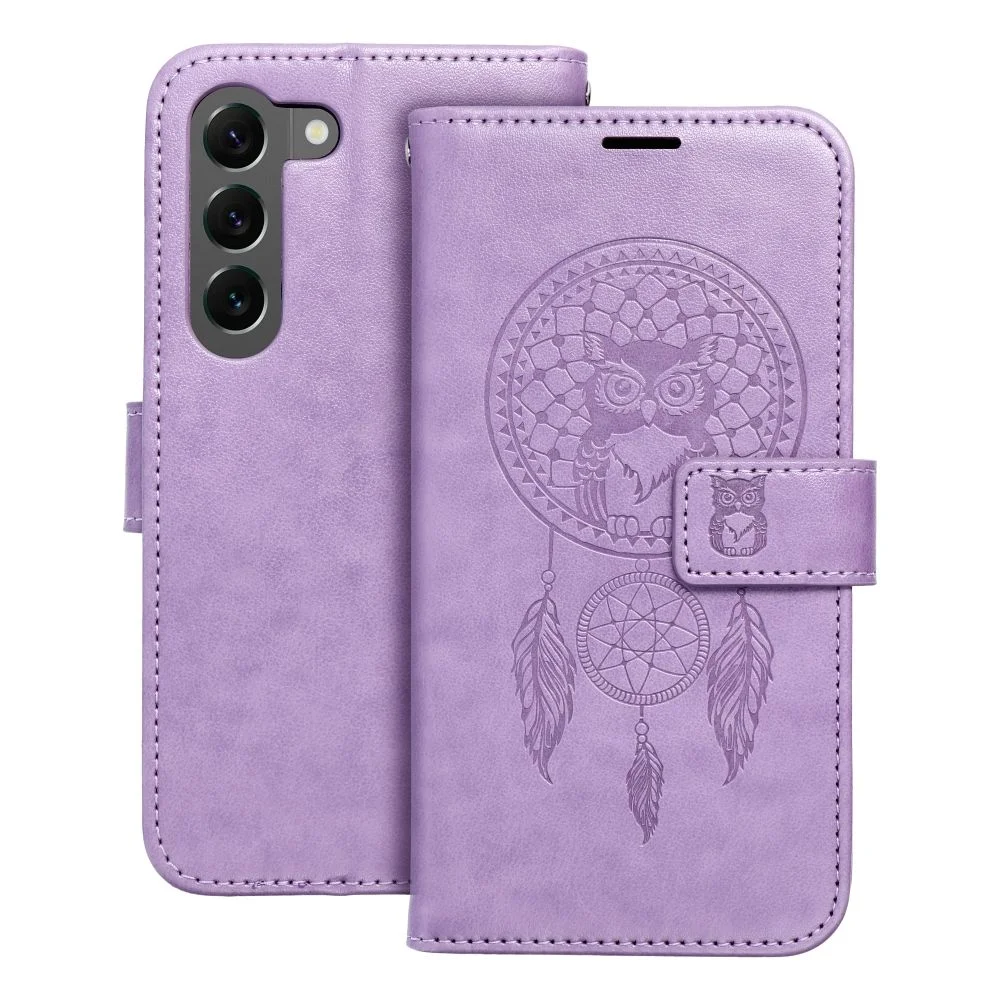 Φωτογραφία προϊόντος: . MEZZO Book case for SAMSUNG S23 dreamcatcher purple 5903396188510
