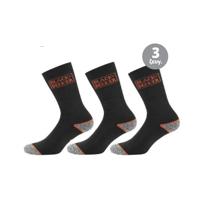 Φωτογραφία προϊόντος: Black & Decker BX/CHS/1/TEKB Κάλτσες Εργασίας Ανδρικές – 3 Ζευγάρια (40272478)