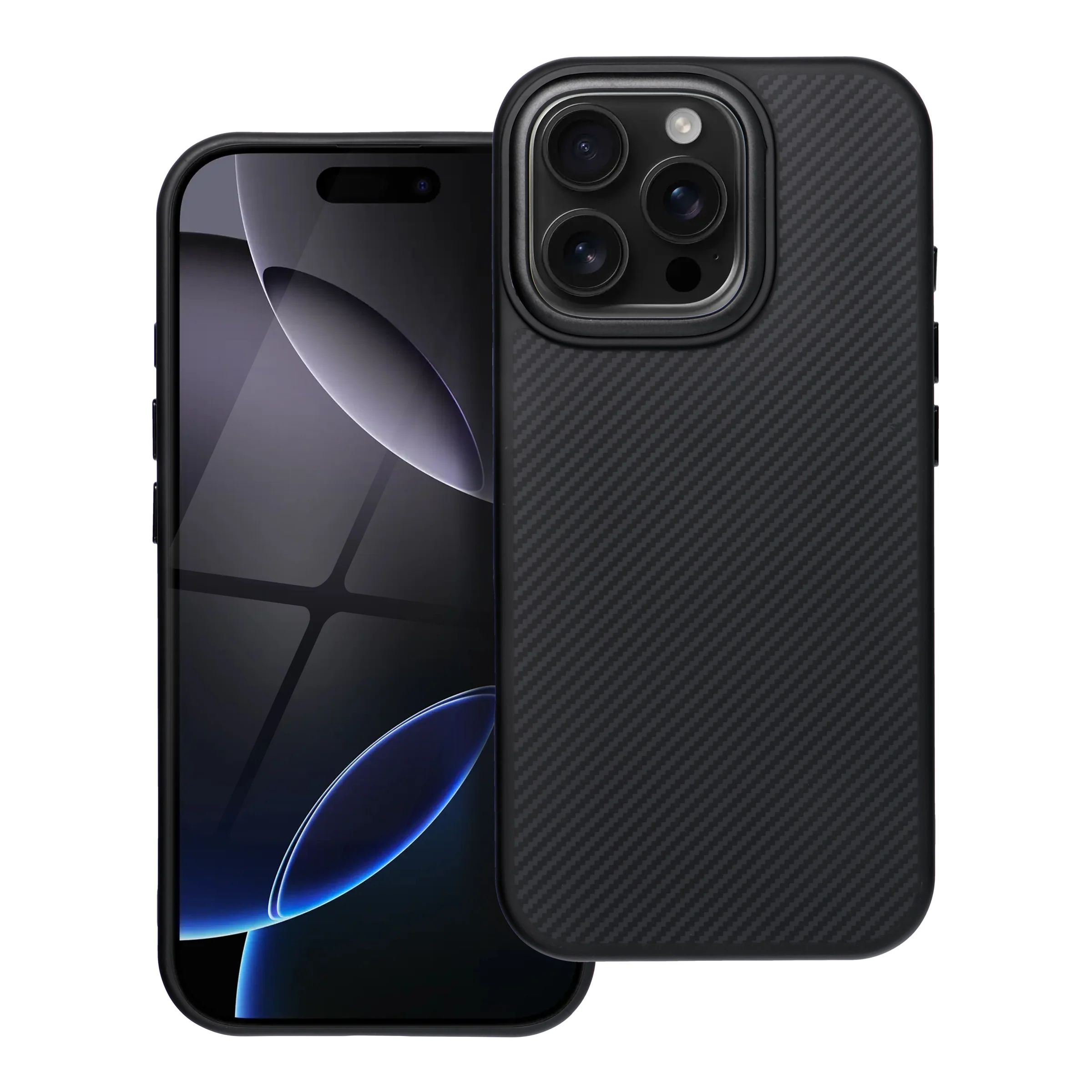 Φωτογραφία προϊόντος: . Carbon Elite Mag Cover compatible with MagSafe for IPHONE 16 PRO black