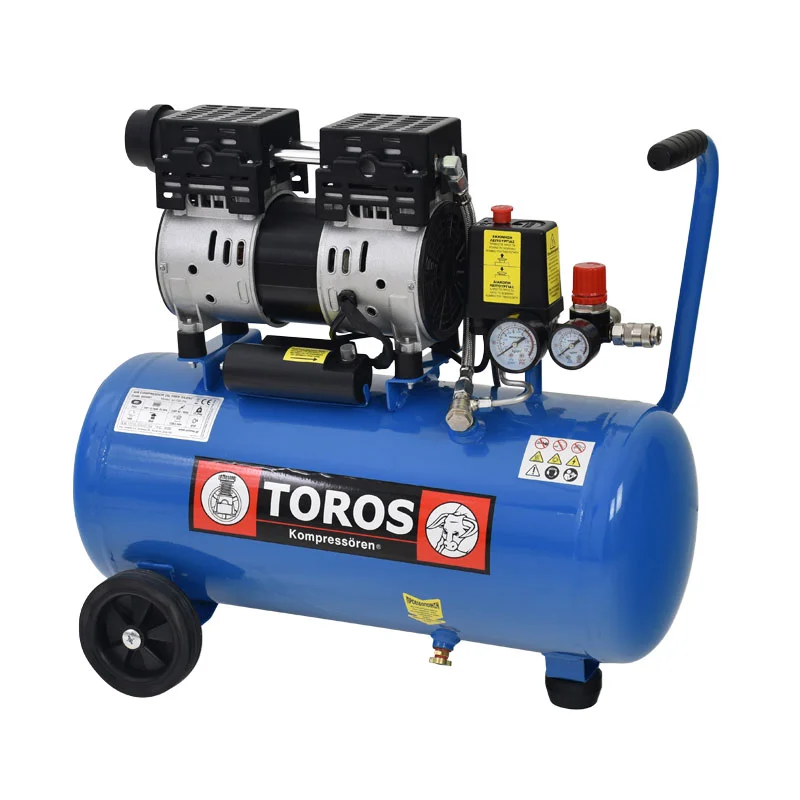 Φωτογραφία προϊόντος: TOROS Αεροσυμπιεστής OILFREE χαμηλού θορύβου (SILENT) 24LT/1,0HP
