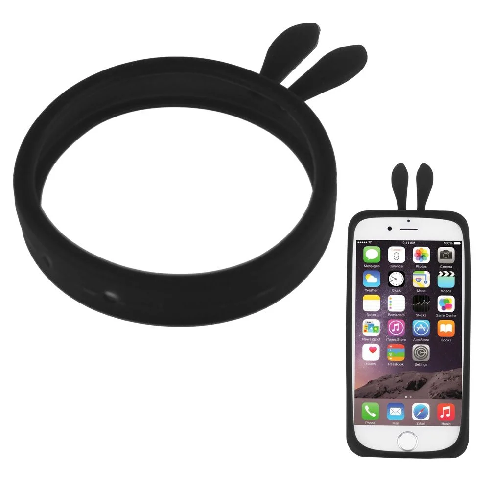 Φωτογραφία προϊόντος: Θήκη Universal Περιμετρική Bumper Large Rabbit Ears Μαύρο PN9566