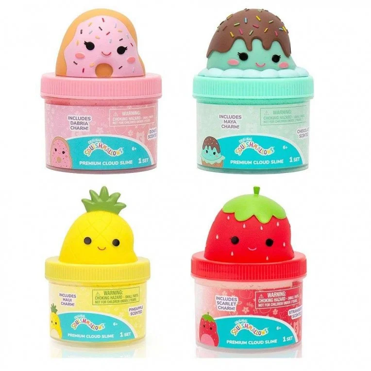 Φωτογραφία προϊόντος: Squishmallows Αρωματικό Cloud Slime με Topper Φιγούρα 1 Βαζάκι σε 4 σχέδια