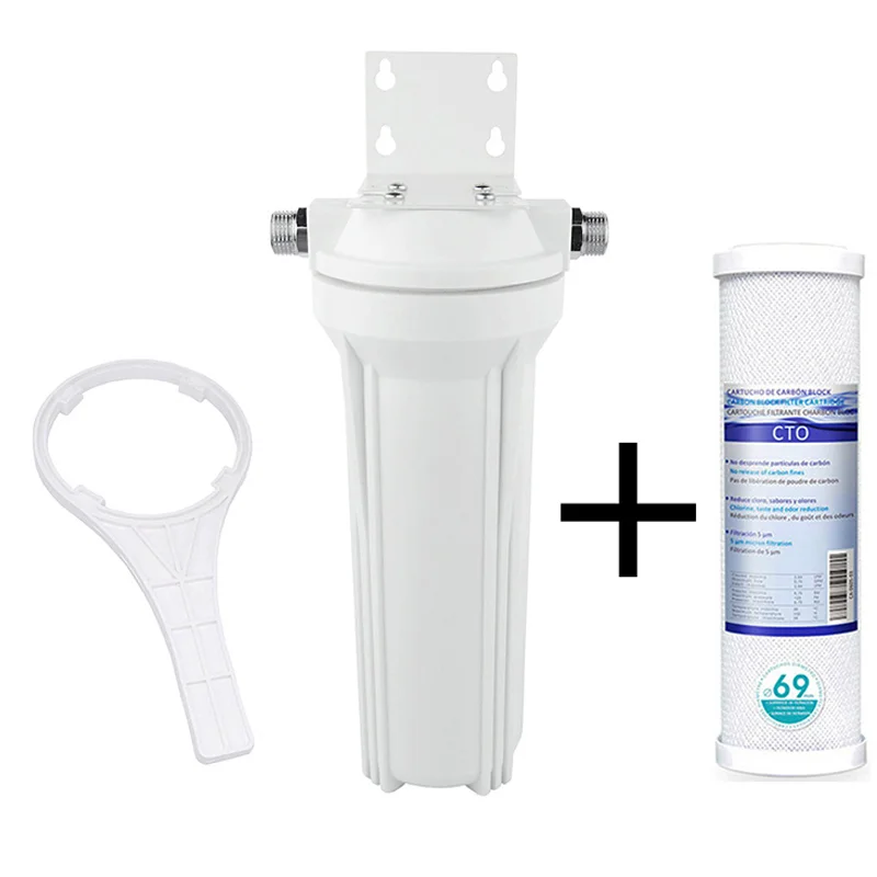 Φωτογραφία προϊόντος: QWaterFilters Φίλτρο Κάτω Πάγκου UC1 1/2" + Φίλτρο Hidrowater CTO 5 μm