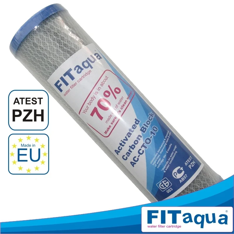 Φωτογραφία προϊόντος: Fit Aqua Φίλτρο Ενεργού Ανθρακα FITAqua CTO 5μm 20" EU