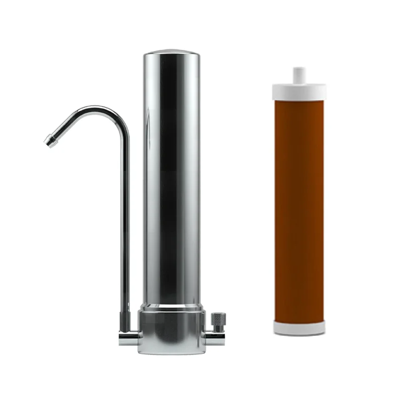 Φωτογραφία προϊόντος: Φίλτρο Άνω Πάγκου Inox Geyser Aqua + Aragon Bio 0,1μm