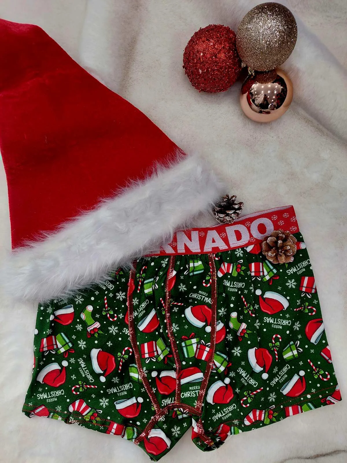 Φωτογραφία προϊόντος: Ανδρικό boxer XMAS βαμβακερό CH31