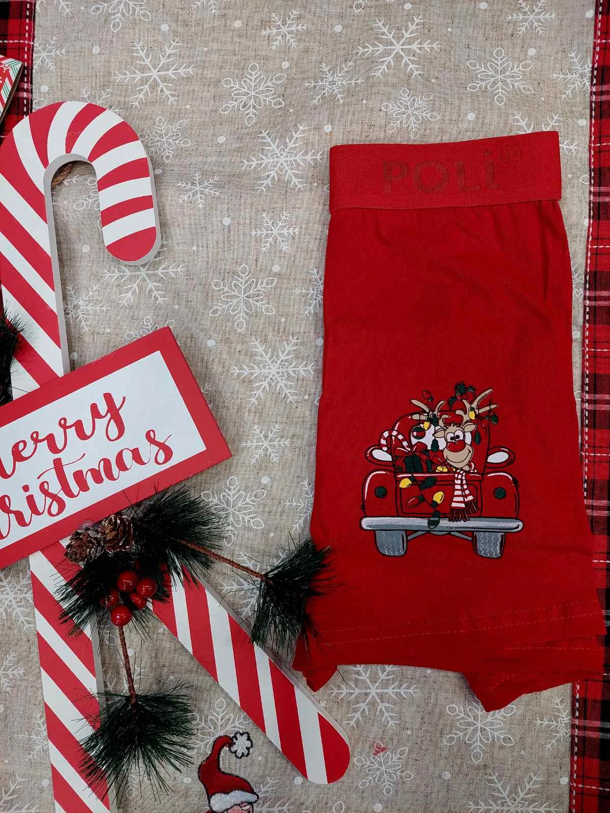 Φωτογραφία προϊόντος: Ανδρικό boxer XMAS βαμβακερό 9055