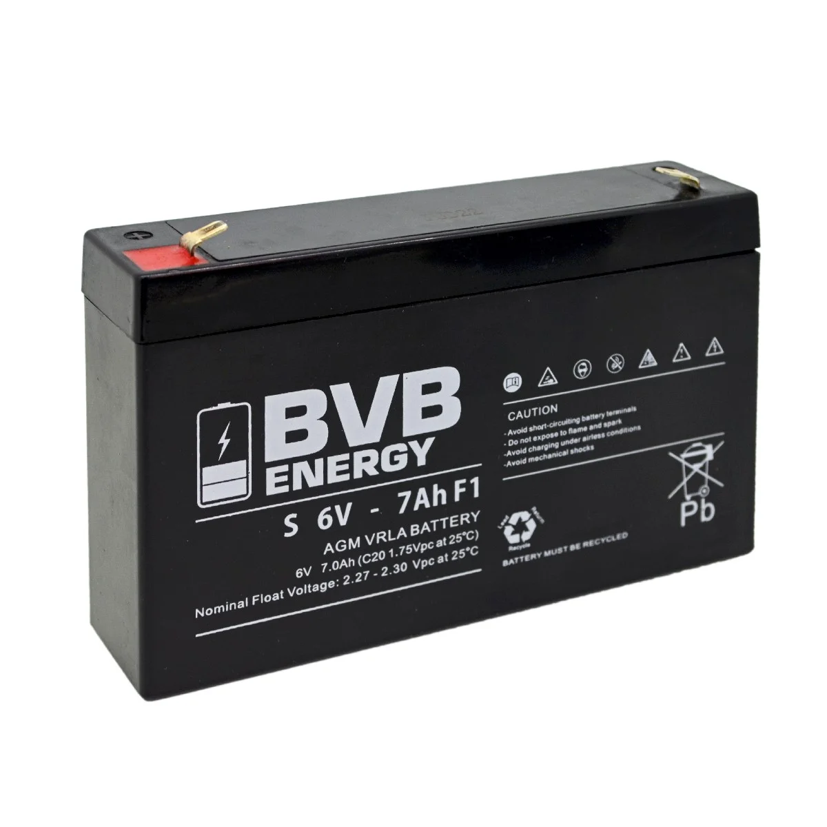 Φωτογραφία προϊόντος: Μπαταρία BVB Energy VRLA AGM SPA (12V 2.3Ah) 1.09kg 94mm x 35mm x 149mm Πόλοι: 4.8mm F1