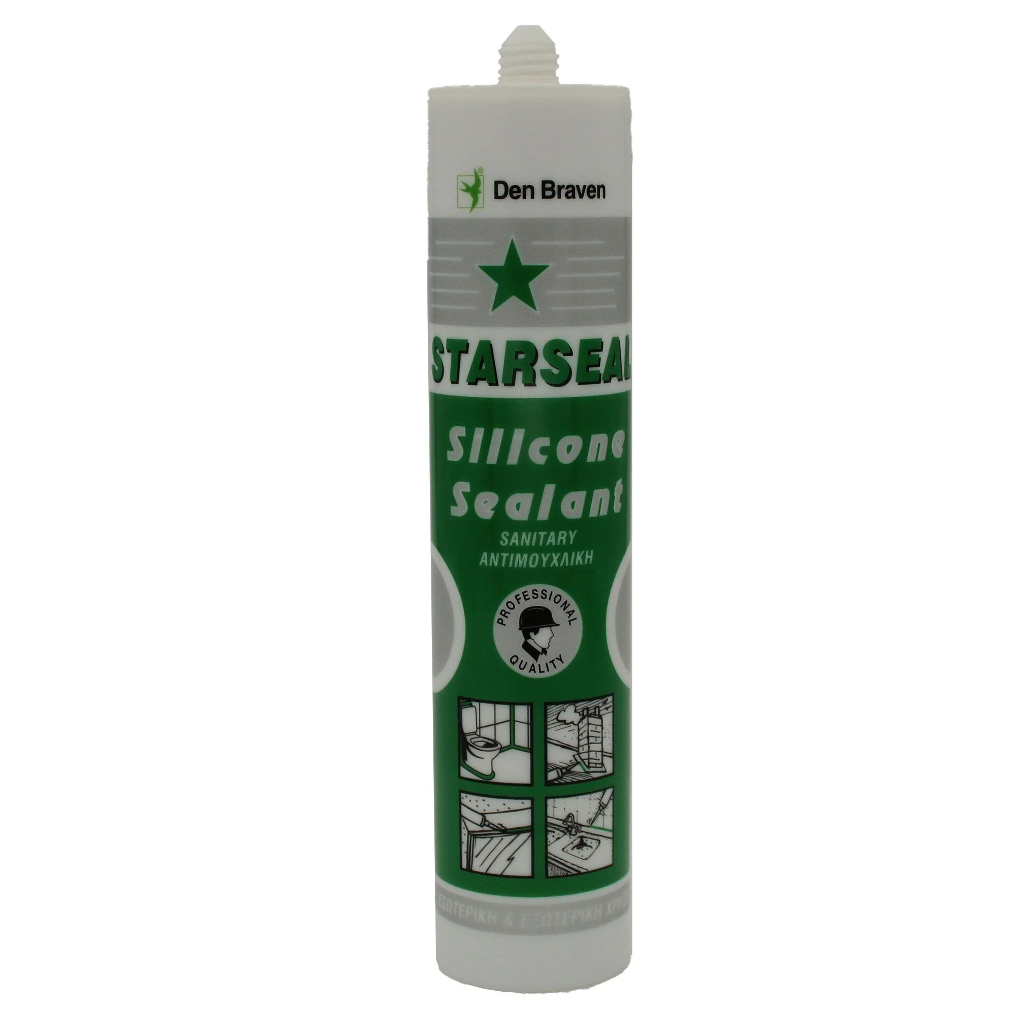 Φωτογραφία προϊόντος: Σιλικόνη Starseal Γκρι 260ml - Den Braven