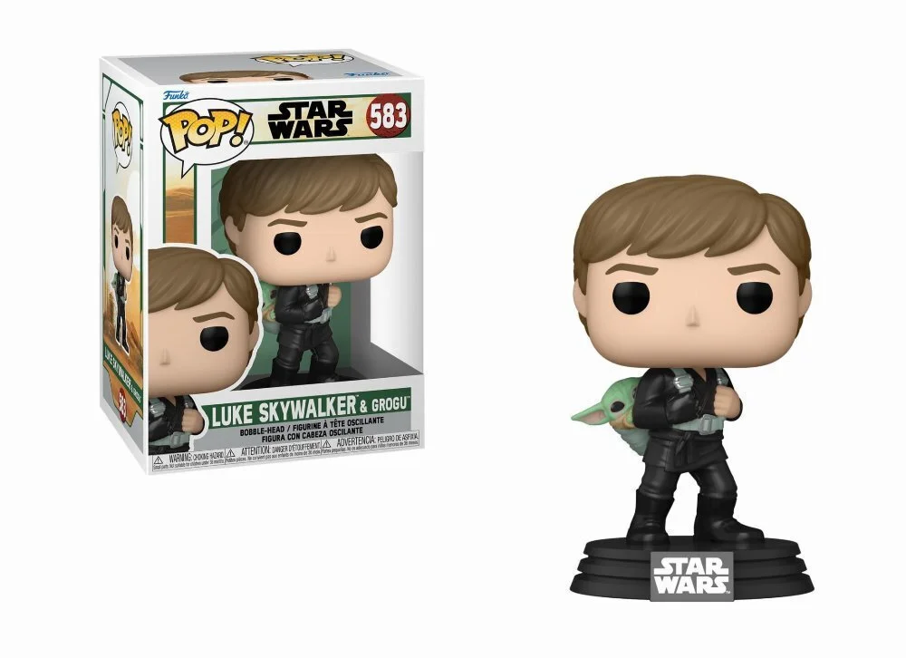 Φωτογραφία προϊόντος: Funko Pop! Television: Star Wars Book of Boba Fett - Luke Skywalker +amp; Grogu 583