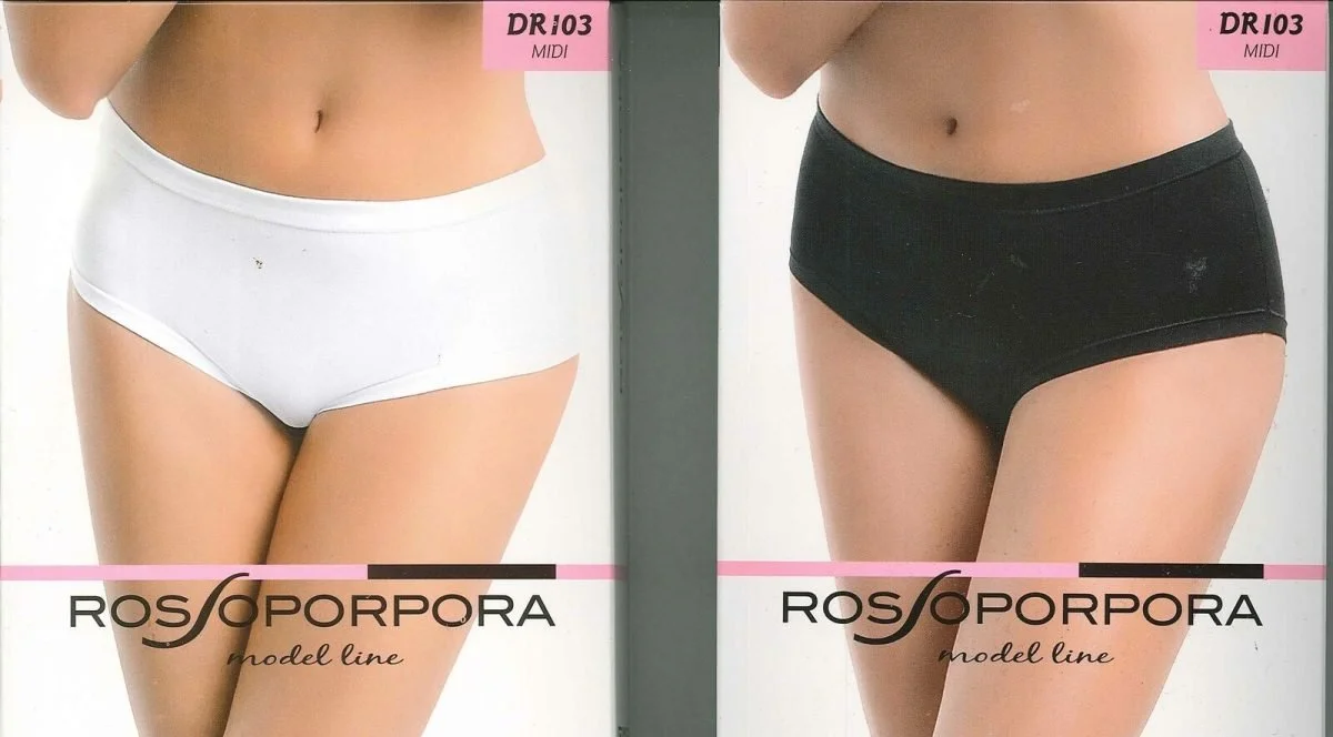 Φωτογραφία προϊόντος: Rossoporpora Γυναικεία Σλιπ Midi 3pack Κωδ. DB003 Μαύρο