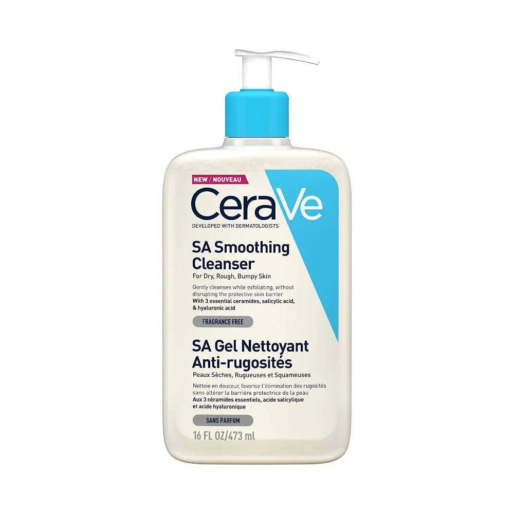 Φωτογραφία προϊόντος: CERAVE SA Smoothing Cleanser Gel Καθαρισμού Προσώπου & Σώματος Για το Ξηρό, Τραχύ, Ανομοιόμορφο Δέρμα (473ml)
