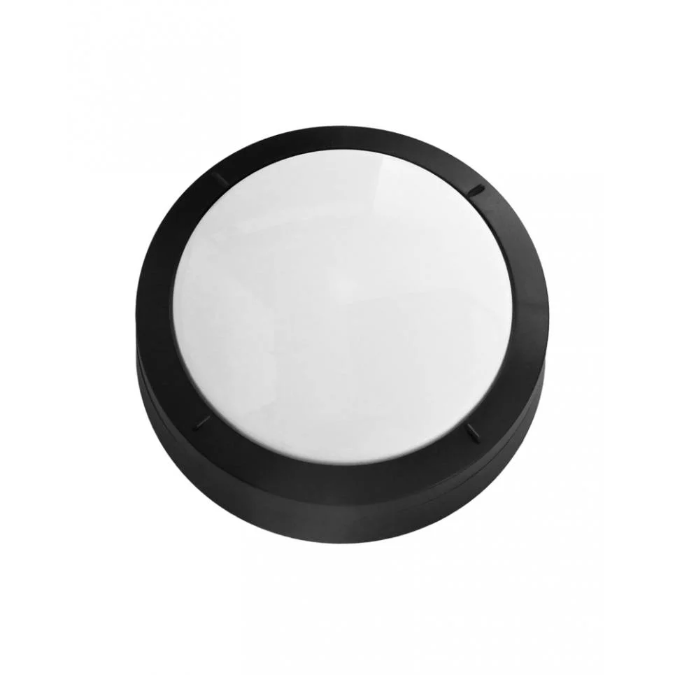 Φωτογραφία προϊόντος: Heronia D-207 B BLACK ΣΤΕΓΑΝΗ ΕΠΙΤΟΙΧΙΑ ΠΛΑΦΟΝΙΕΡΑ ΕΞΩΤ. ΧΩΡΟΥ ΕΝΣΩΜΑΤΩΜΕΝΟ LED