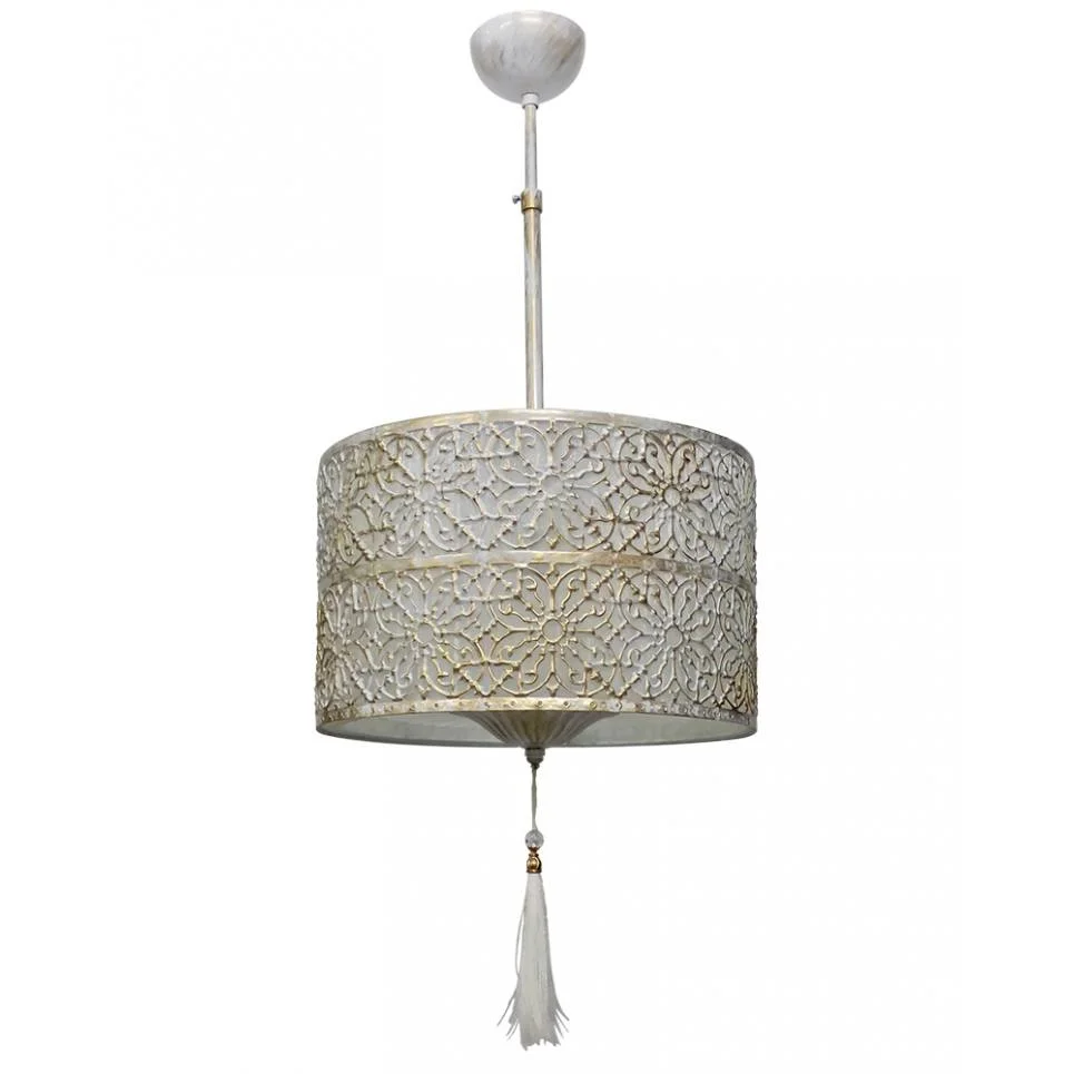 Φωτογραφία προϊόντος: Heronia DAMASCUS 1L WHITE-BRONZE ΚΡΕΜΑΣΤΟ Ε/27