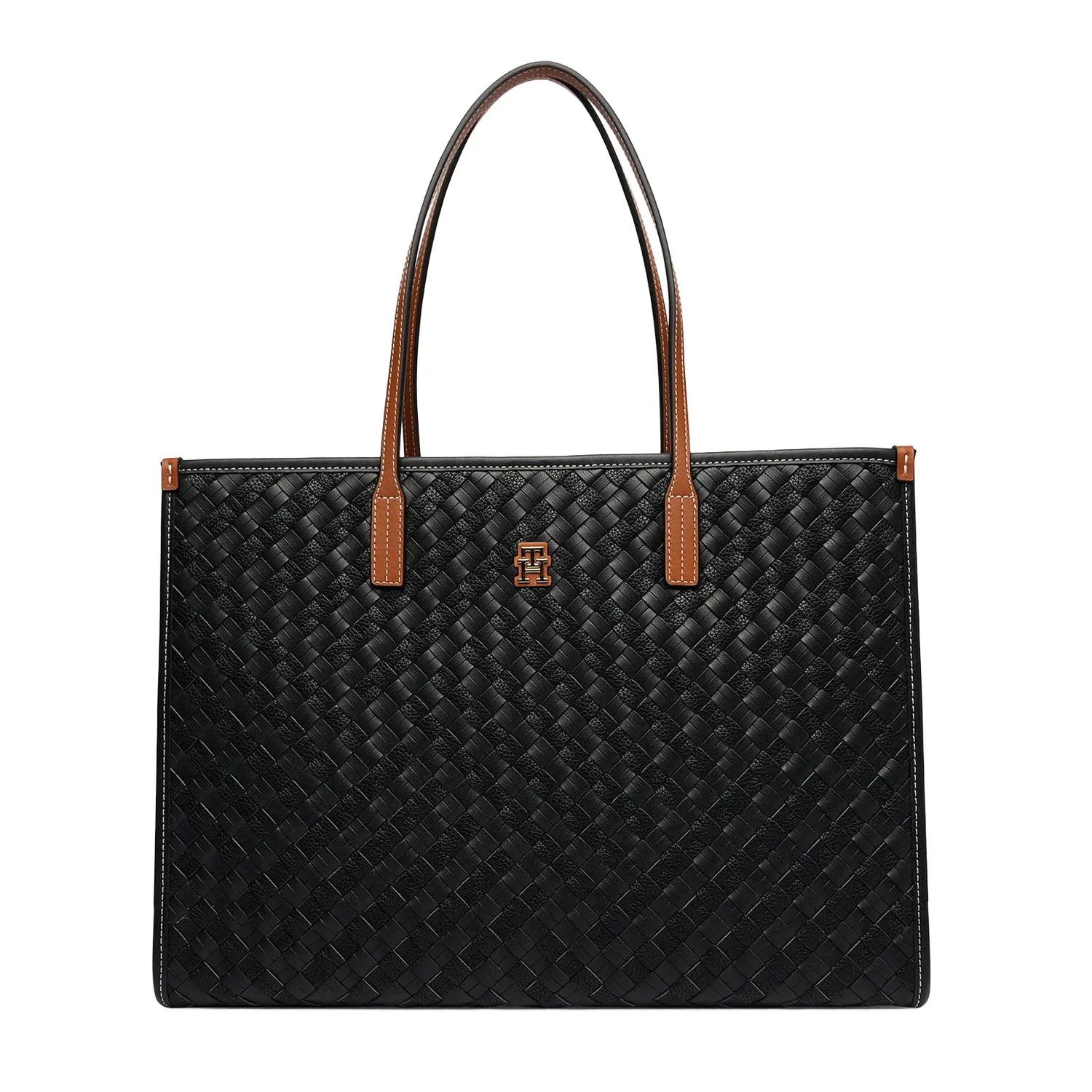 Φωτογραφία προϊόντος: ΓΥΝΑΙΚΕΙΑ ΤΣΑΝΤΑ TOTE TOMMY HILFIGER BLACK MIX CITY TOTE AW0AW18394-0GJ
