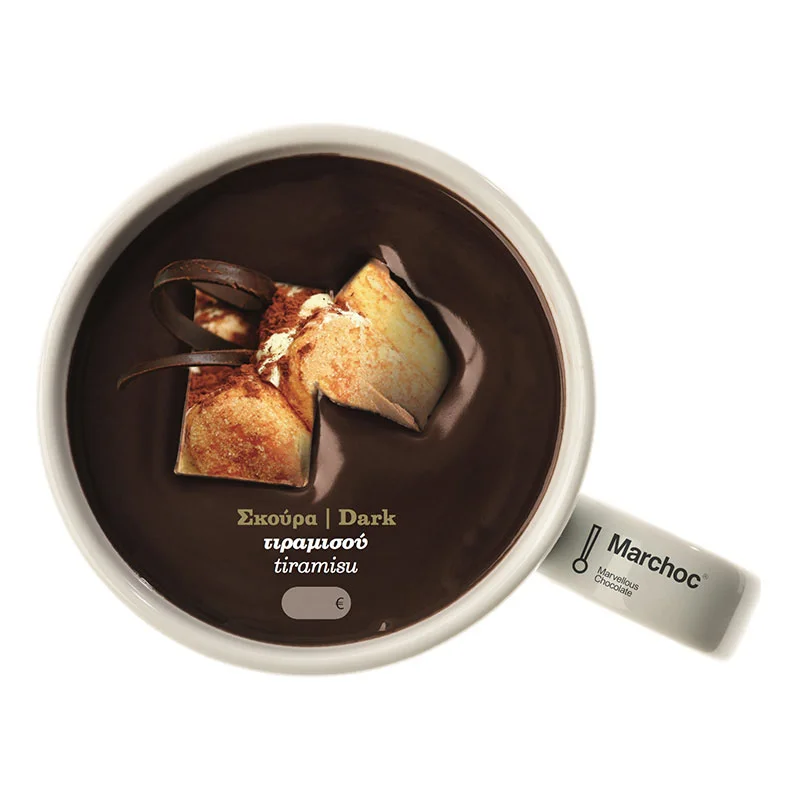 Φωτογραφία προϊόντος: Marchoc μαύρη σοκολάτα Tiramisu 360g