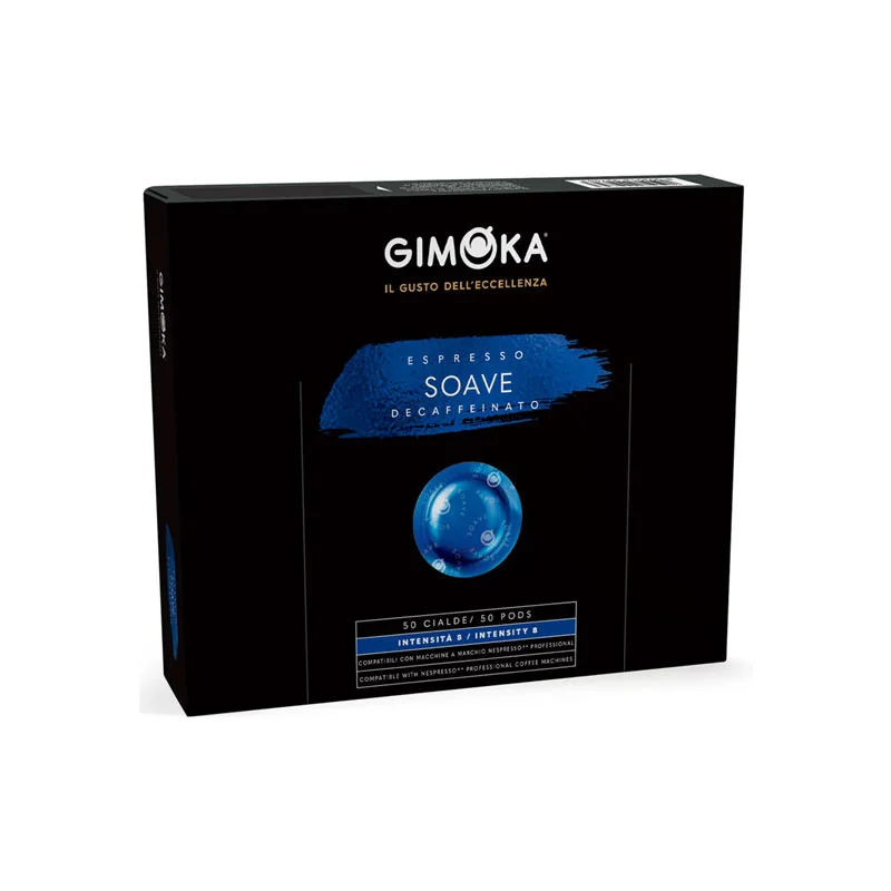 Φωτογραφία προϊόντος: Gimoka Soave Decaffeinato Nespresso PROFESSIONAL κάψουλες - 50 τεμ.