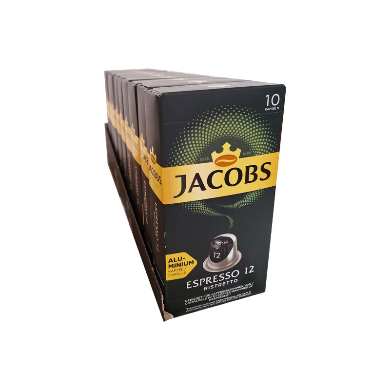 Φωτογραφία προϊόντος: Jacobs Douwe Egberts Jacobs Espresso Ristretto κάψουλες Nespresso (10x10) τεμ.