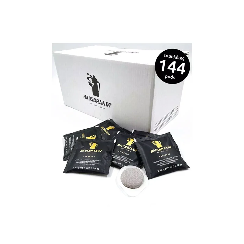 Φωτογραφία προϊόντος: Ταμπλέτες Hausbrandt espresso Ese Pods - 144 τεμάχια