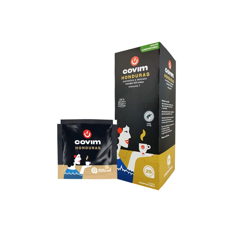 Φωτογραφία προϊόντος: Ταμπλέτες Covim Honduras Ese Pods 100% Arabica - 25 τεμ.