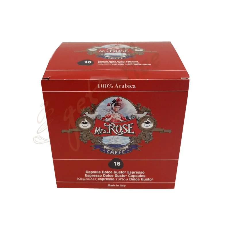 Φωτογραφία προϊόντος: Mrs Rose Dolce Gusto κάψουλες 16 τεμάχια κουτί