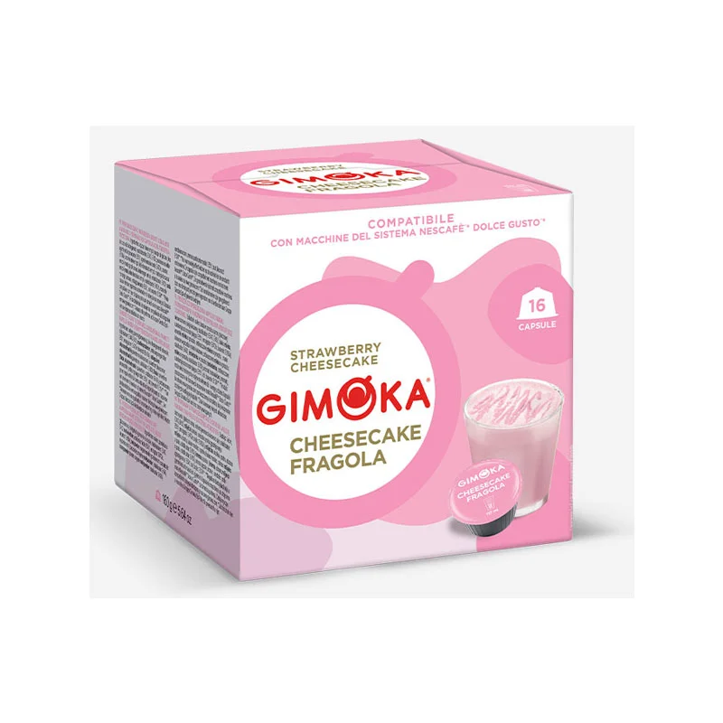 Φωτογραφία προϊόντος: Gimoka Cheesecake Fragola κάψουλες Dolce Gusto - 16 τεμ
