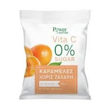 Φωτογραφία προϊόντος: POWER HEALTH Vita C 0% sugar Καραμέλες 50g