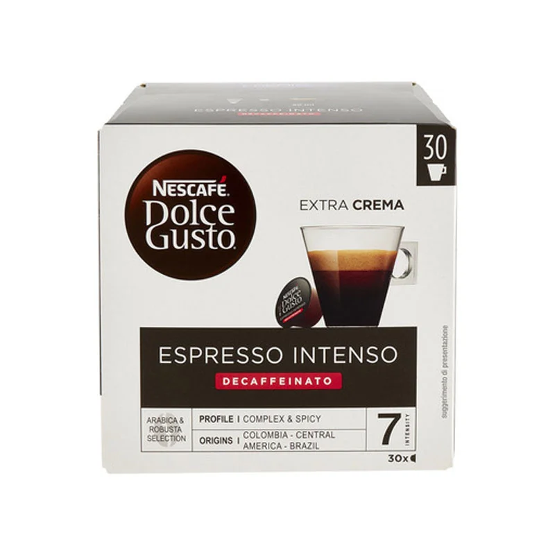 Φωτογραφία προϊόντος: Nestle Nescafe Dolce Gusto Espresso Intenso Decaffeinato 30 τεμάχια