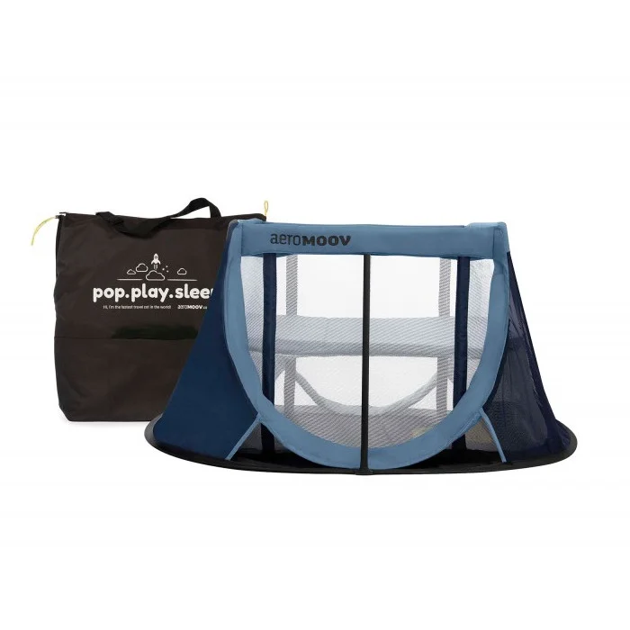 Φωτογραφία προϊόντος: AeroMoov Instant Travel Cot: Αναδιπλούμενο παρκοκρέβατο Blue Whale