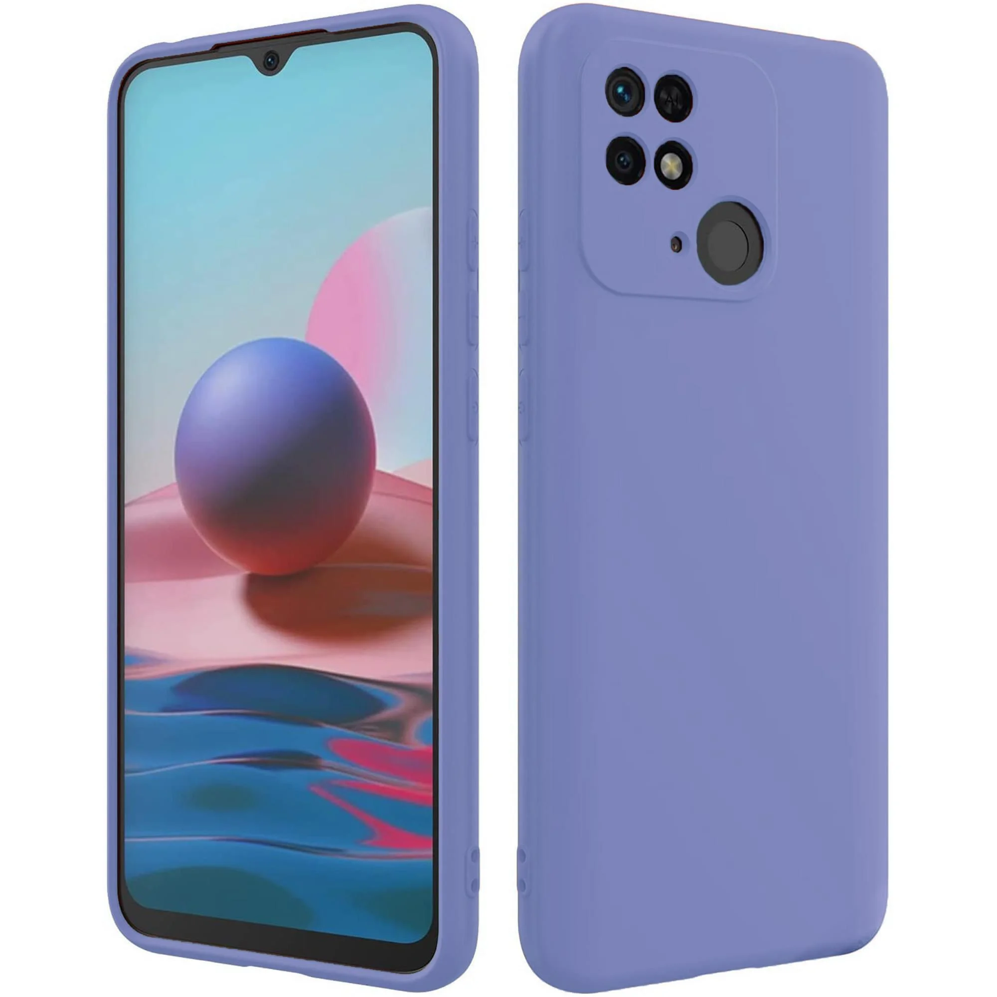 Φωτογραφία προϊόντος: Xiaomi Redmi 10C - Σιλικόνη Soft Λιλά OEM