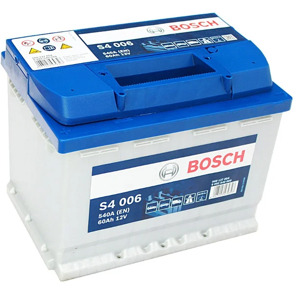 Φωτογραφία προϊόντος: ΜΠΑΤΑΡΙΕΣ BOSCH Μπαταρία BOSCH S4 S4006 60AH 540Α(EN) (+) L