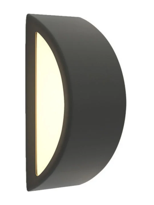 Φωτογραφία προϊόντος: it-Lighting Clear 1xΕ27 Outdoor Up-Down Wall Lamp Anthracite D32cmx13cm (80202744)