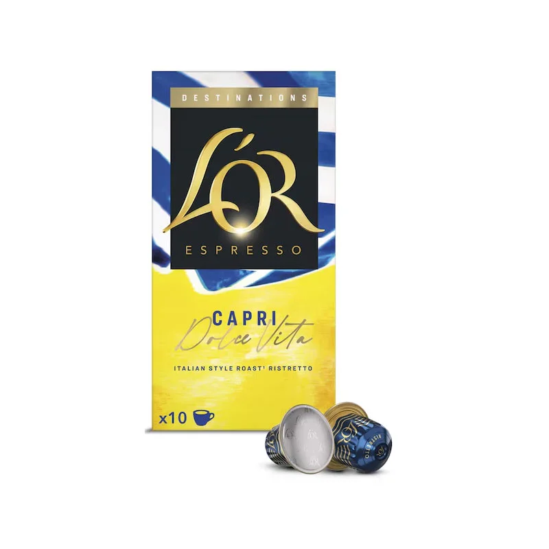 Φωτογραφία προϊόντος: L'OR Lor espresso Capri Dolce Vita Nespresso κάψουλες αλουμινίου - 10 τεμ
