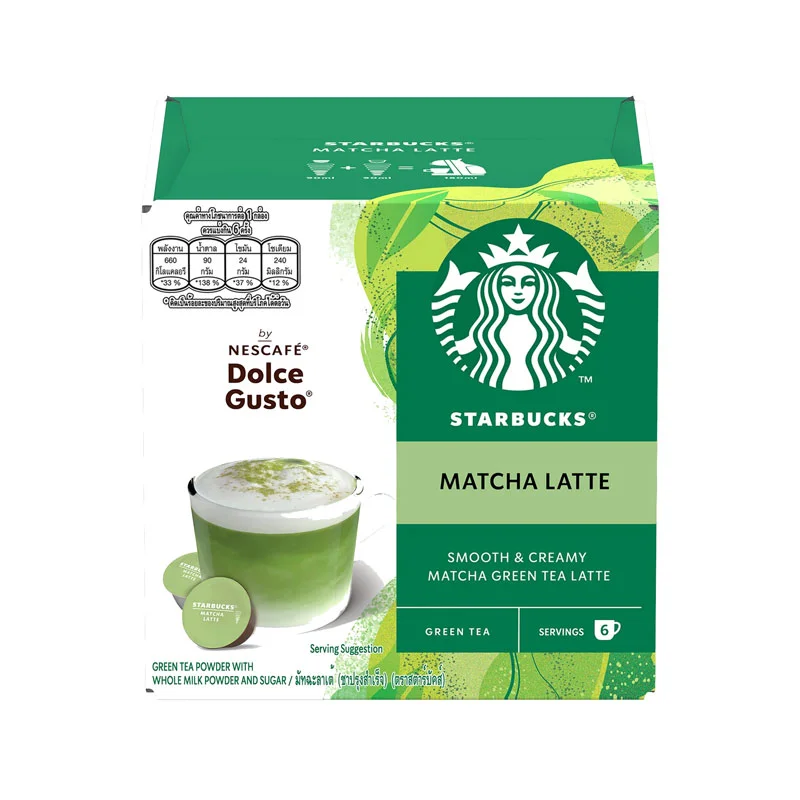 Φωτογραφία προϊόντος: Starbucks Matcha Latte κάψουλες Dolce Gusto - 12 τεμάχια