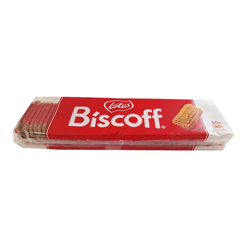 Φωτογραφία προϊόντος: Lotus Bakeries Μπισκότα Lotus Biscoff Καραμελοποιημένα ατομικά 50 τεμ. 312,5g