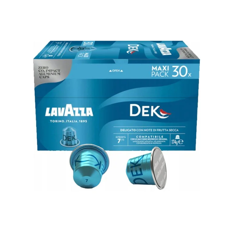 Φωτογραφία προϊόντος: Lavazza DEK 30 Nespresso κάψουλες αλουμινίου