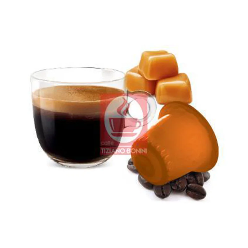Φωτογραφία προϊόντος: Caffe Caramel Nespresso συμβατές κάψουλες Tiziano Bonini - 10 τεμάχια