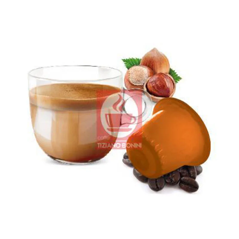 Φωτογραφία προϊόντος: Σοκολάτα Nocciolino Nespresso συμβατές κάψουλες Tiziano Bonini - 10 τεμάχια