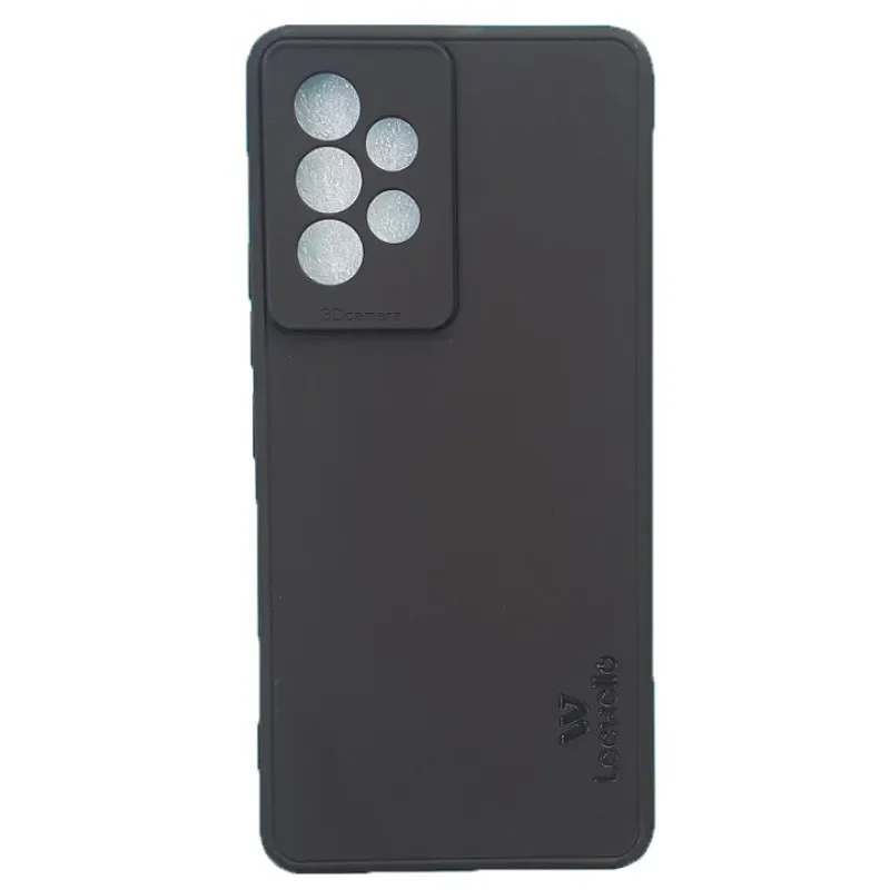 Φωτογραφία προϊόντος: Samsung Galaxy A53 5G LeeWello Silky and Soft Touch Finish Silicone Back Cover Case Black (oem)
