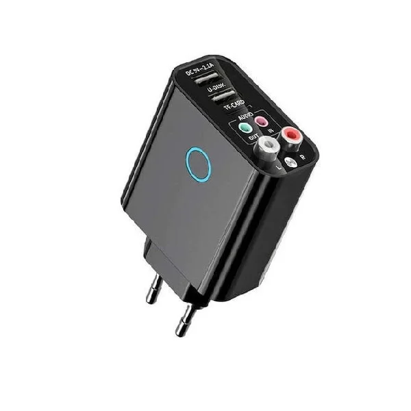 Φωτογραφία προϊόντος: OEM Andowl K16 Bluetooth 5.0 Receiver με θύρες εξόδου 3.5mm Jack / RCA