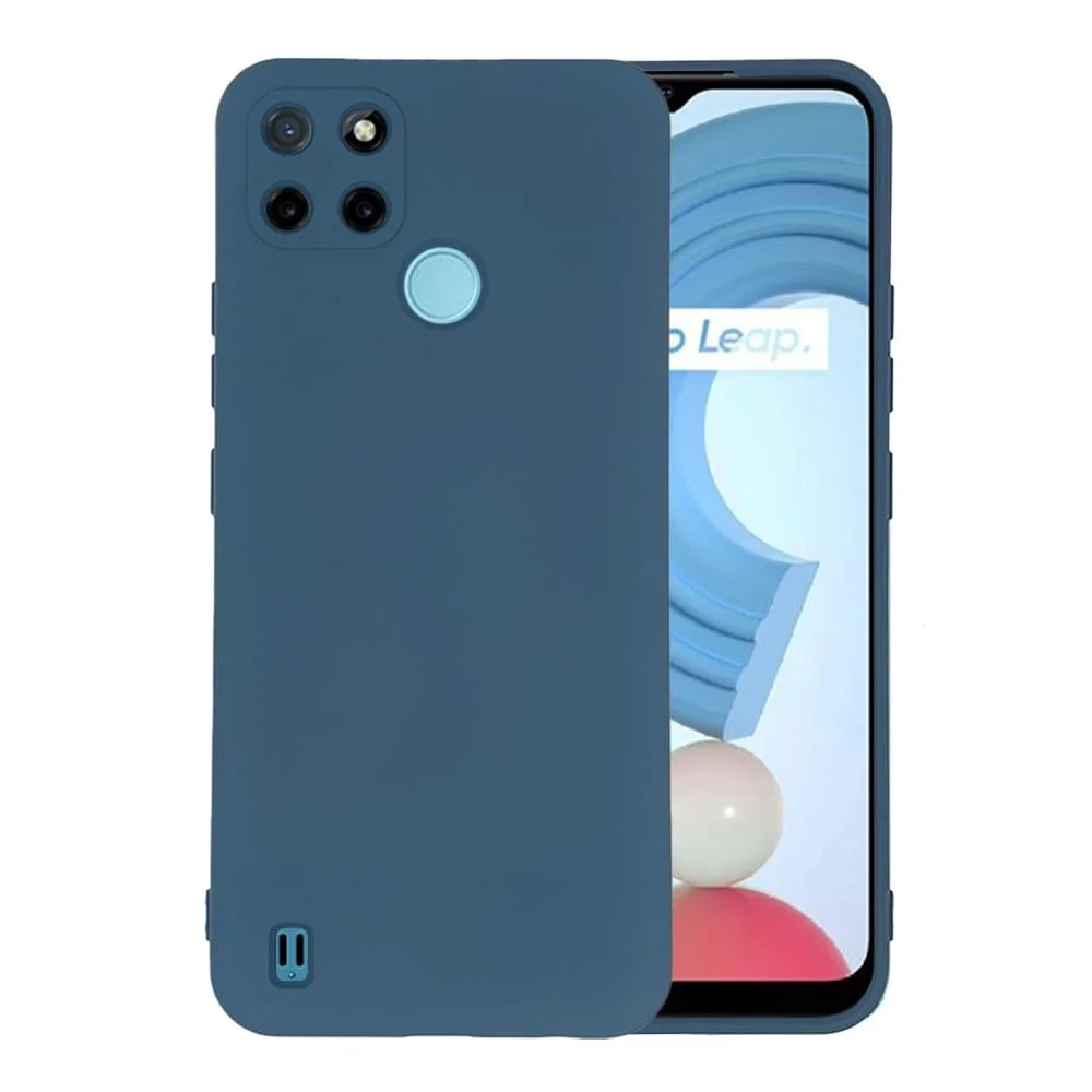 Φωτογραφία προϊόντος: Realme C21Y/C25Y/ TPU Silicone Back Cover Case Σκουρο Μπλε
