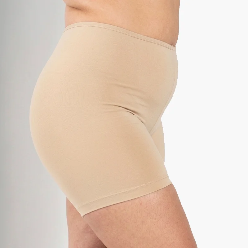 Φωτογραφία προϊόντος: AA UNDERWEAR AA-UNDERWEAR Long mini κιλότα με πόδι Plus Cotton Μπεζ