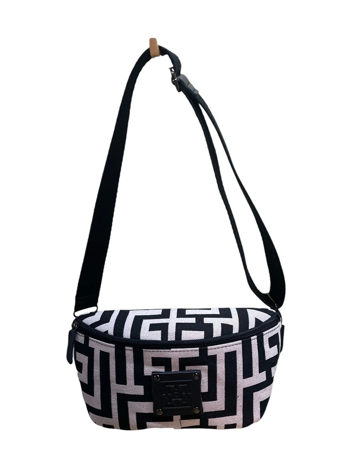 Φωτογραφία προϊόντος: Midneto MD 003 Beige Black Labyrinth Bag
