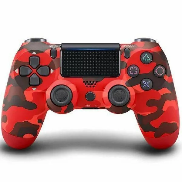 Φωτογραφία προϊόντος: OEM Double Motor Vibration 4 Ασύρματο Gamepad για PS4 Camo Red