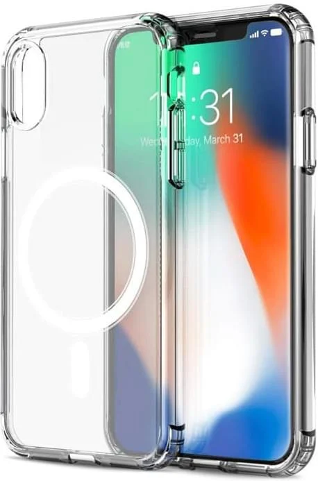 Φωτογραφία προϊόντος: Θήκη Σιλικόνης magnetic (Magsafe) για Apple (iPhone Xs MAX) Διαφανη