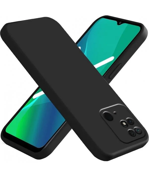 Φωτογραφία προϊόντος: Back Cover Σιλικόνης Μαύρο (Redmi 10C)