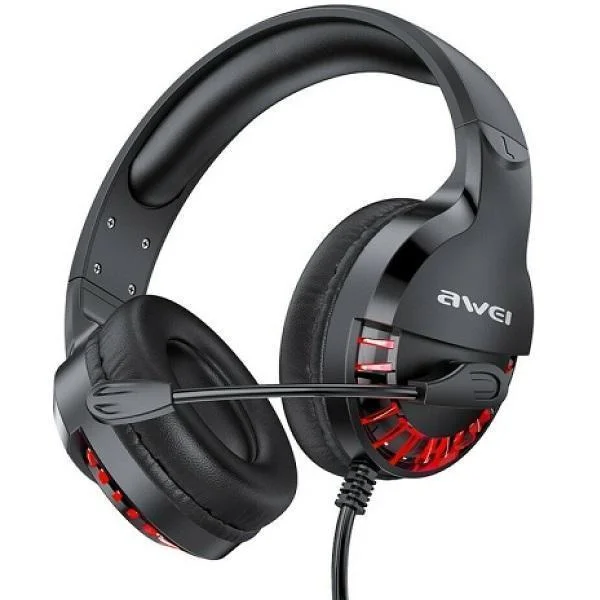 Φωτογραφία προϊόντος: OEM Awei ES-770i Over Ear Gaming Headset με σύνδεση 3.5mm / USB Μαύρο