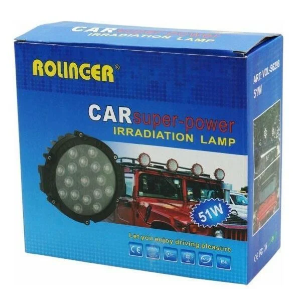 Φωτογραφία προϊόντος: OEM Rolinger Προβολέας LED 9-30V 51W 1τμχ VOL-S6298