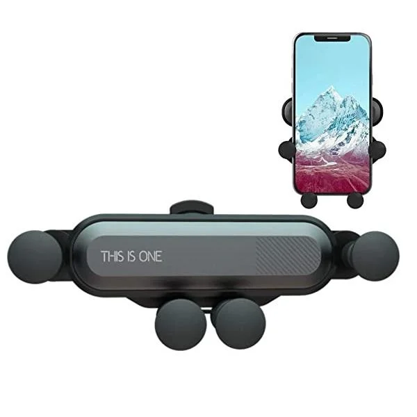 Φωτογραφία προϊόντος: OEM Mocco L002 Gravity Universal Στήριγμα αεραγωγού αυτοκινήτου για συσκευές Μαύρο