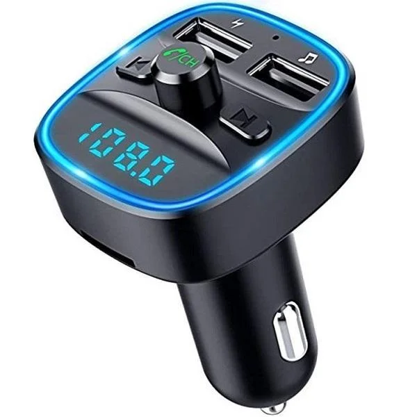 Φωτογραφία προϊόντος: OEM Andowl FM Transmitter AN-Q-T104 με USB Μαύρο